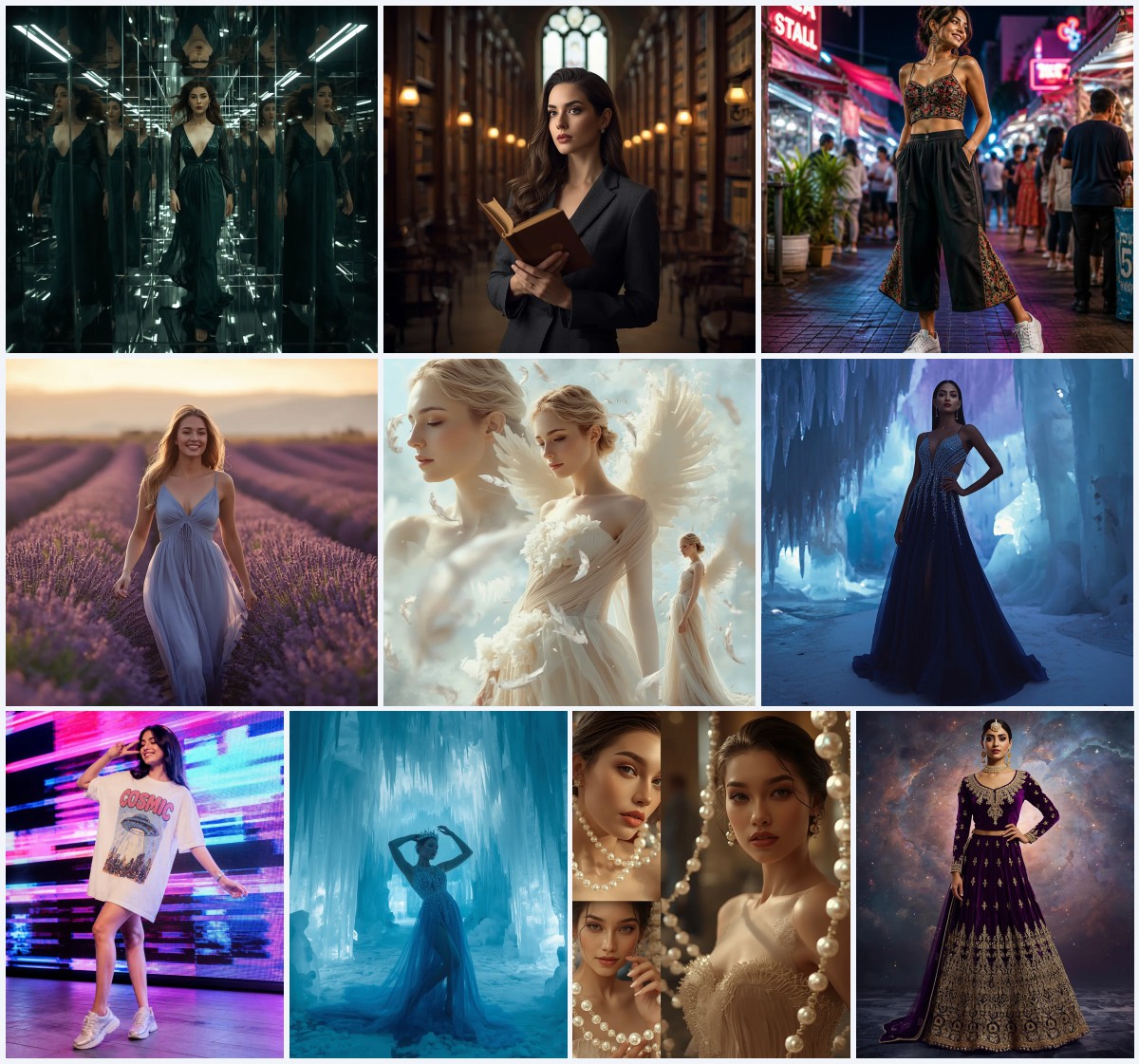 Best 10 AI Prompts for Dynamic Female Fitness Models with Strong Poses and Gym Lighting | face ai prompt