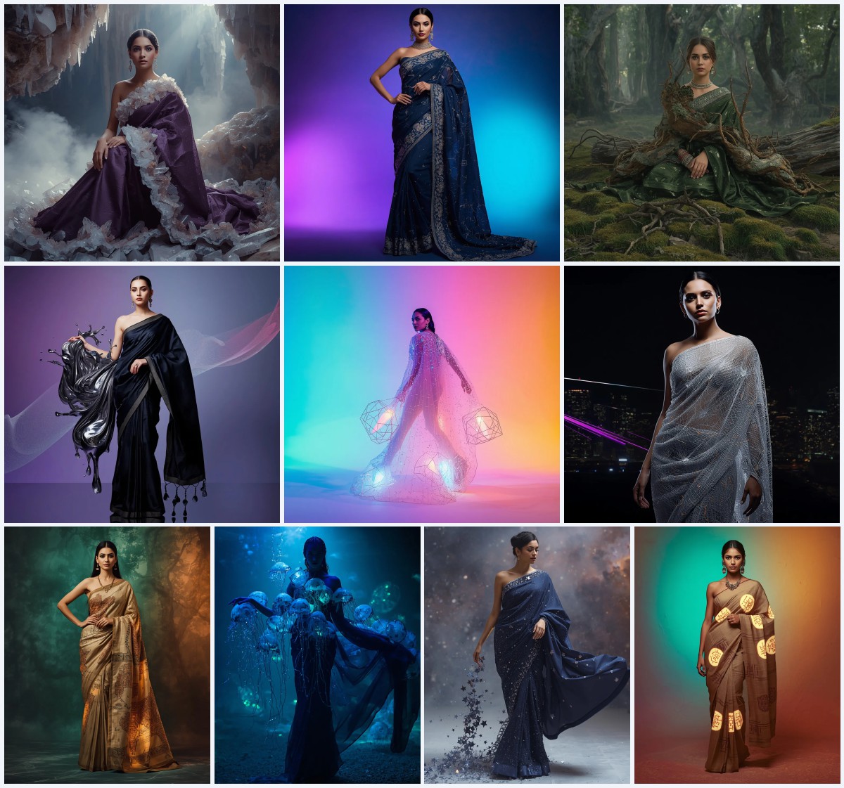 Best 10 Traditional Saree AI Prompts for Auspicious Annaprashan Ceremony Photography | saree reel ai prompt