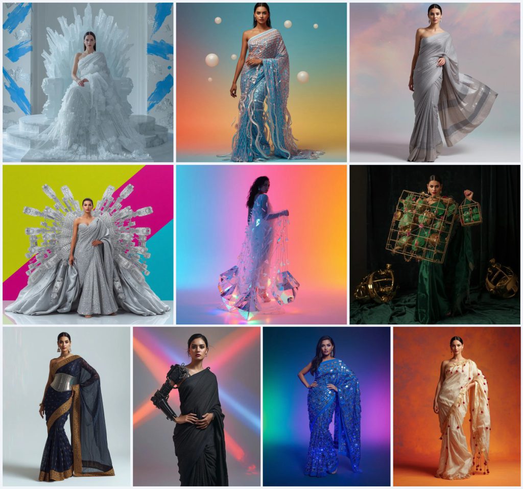 New 10 AI Prompts for Playful Saree Looks with Vintage Scooter Rides | cute prompt for girls in saree for instagram