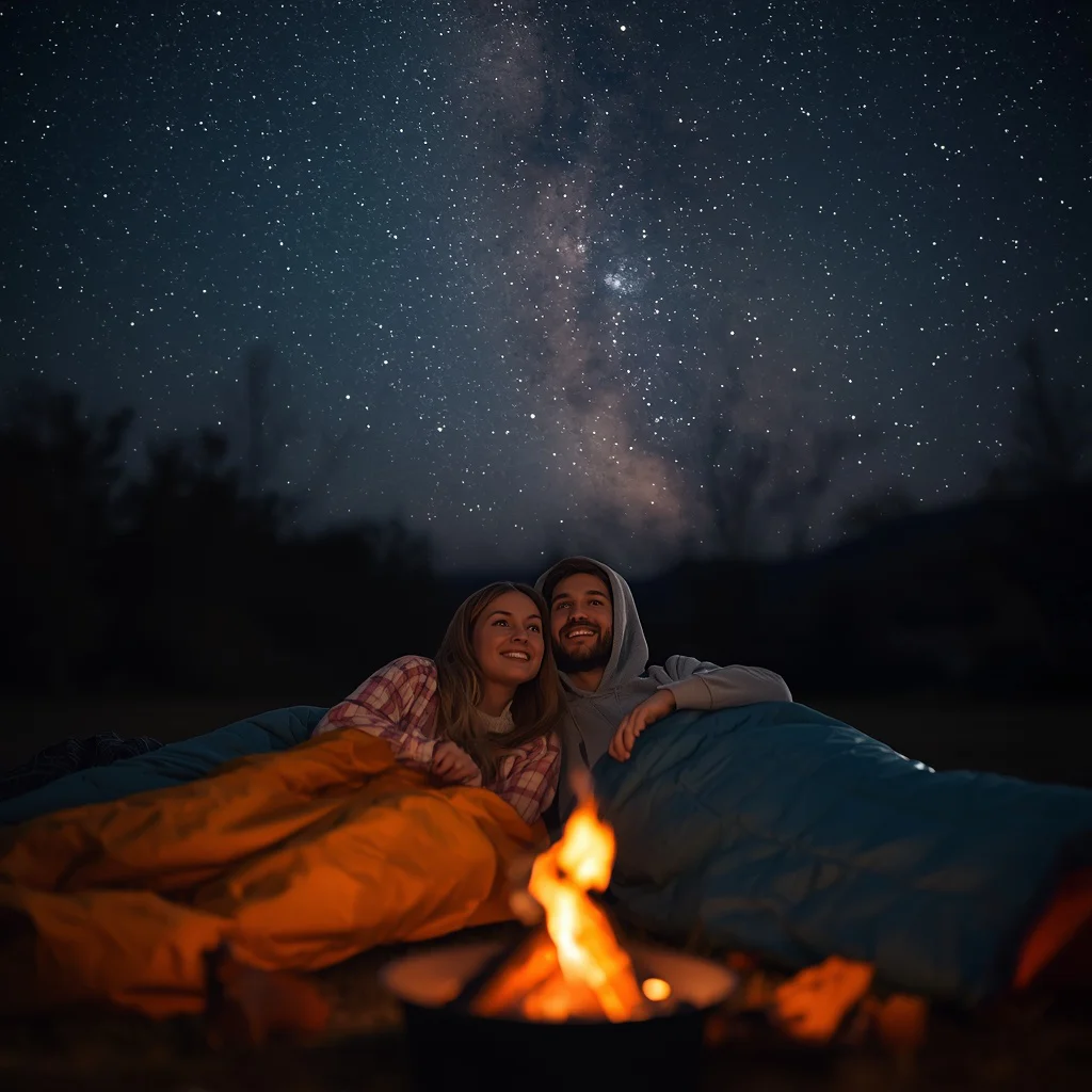 Couple's Romantic Camping Under the Stars — AI image prompt