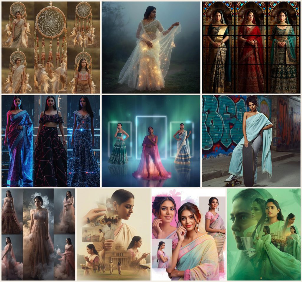 New 10 Pink Saree AI Prompts for Charming and Romantic Photography